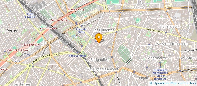 localisation de l'entreprise MONSIEUR GUILLAUME DENGLOS  PARIS