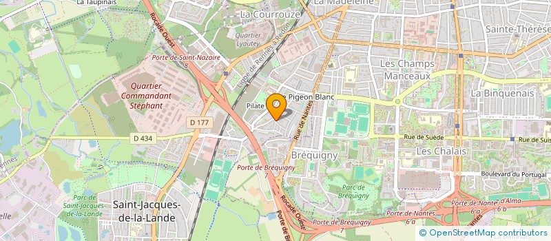 localisation de l'entreprise MONSIEUR GUILLAUME DENIAU  SAINT-JACQUES-DE-LA-LANDE