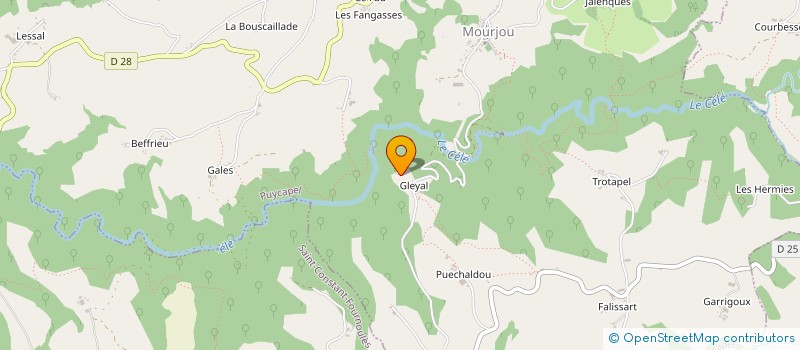 localisation de l'entreprise MONSIEUR GUILLAUME DENIEUL à PUYCAPEL