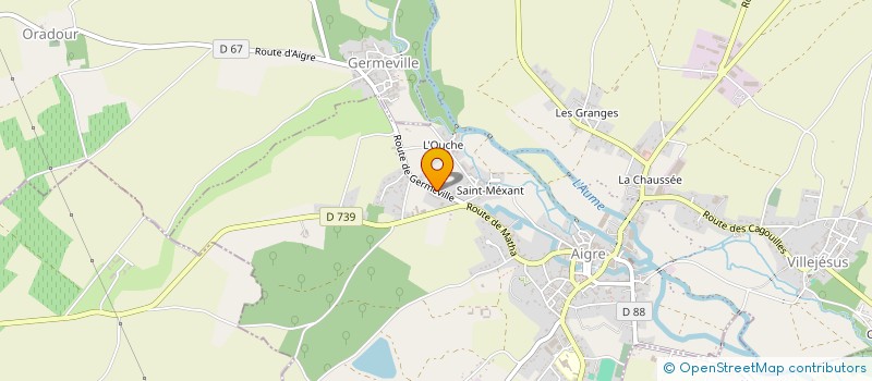 localisation de l'entreprise MONSIEUR GUILLAUME DENIS à AIGRE