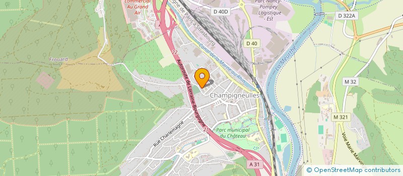 localisation de l'entreprise MONSIEUR GUILLAUME DENISART  CHAMPIGNEULLES
