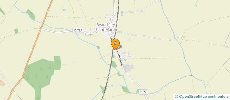 localisation de l'entreprise MONSIEUR GUILLAUME DERACHE  BEAUCHERY-SAINT-MARTIN