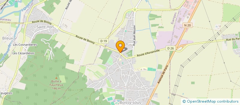 localisation de l'entreprise MONSIEUR GUILLAUME DERAIN  BOISSY-SOUS-SAINT-YON