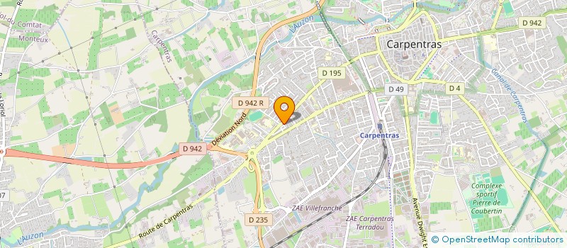 localisation de l'entreprise MONSIEUR GUILLAUME DERECUSSON à CARPENTRAS