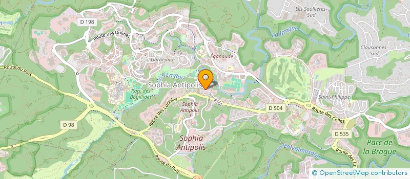 localisation de l'entreprise MONSIEUR GUILLAUME DERONT  VALBONNE