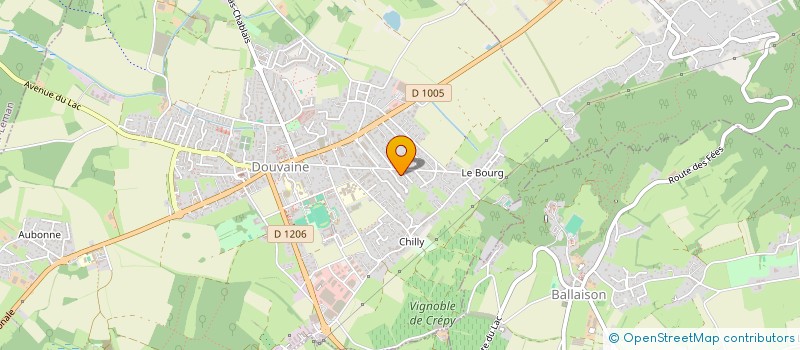 localisation de l'entreprise MONSIEUR GUILLAUME DEROUSSEN  DOUVAINE