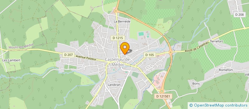 localisation de l'entreprise MONSIEUR GUILLAUME DERVIN à CASTELNAU-DE-MEDOC