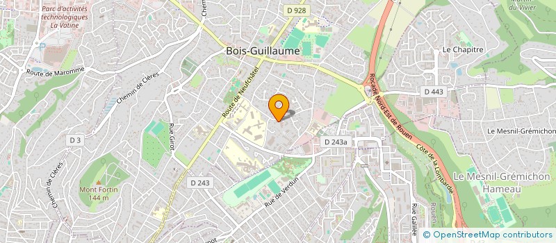 localisation de l'entreprise MONSIEUR GUILLAUME DESAILLY à BOIS-GUILLAUME
