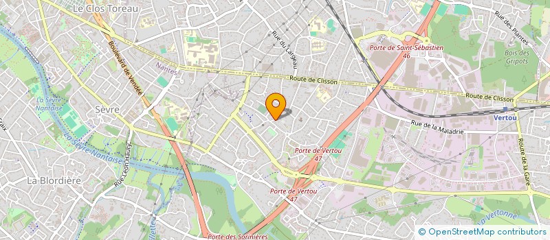 localisation de l'entreprise MONSIEUR GUILLAUME DESEUVRE à VERTOU