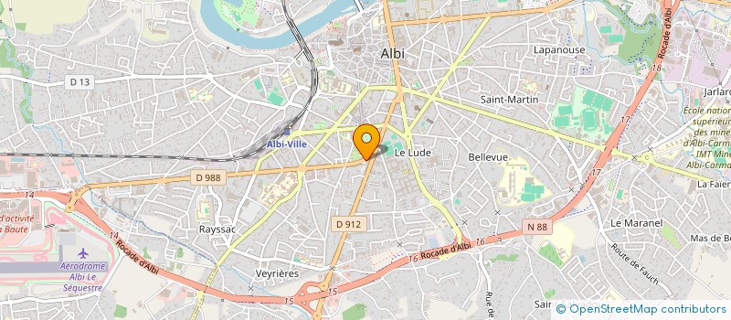 localisation de l'entreprise MONSIEUR GUILLAUME DESJOURS  ALBI