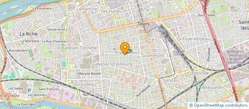 localisation de l'entreprise MONSIEUR GUILLAUME DESLIEZ  TOURS