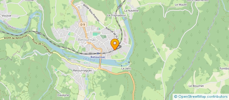 localisation de l'entreprise MONSIEUR GUILLAUME DESREUMAUX  RETOURNAC