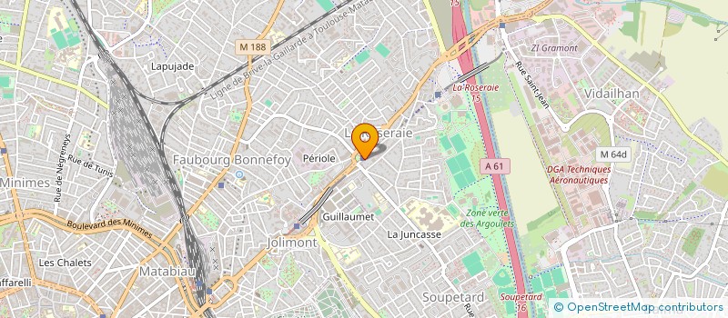 localisation de l'entreprise MONSIEUR GUILLAUME DESROCHES à COLOMIERS