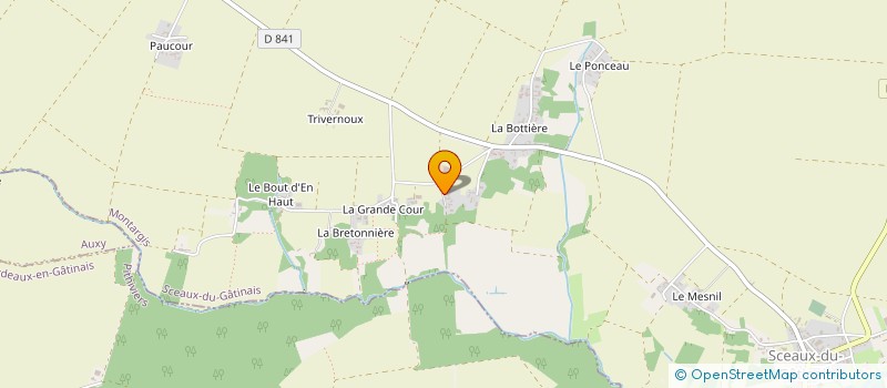localisation de l'entreprise MONSIEUR GUILLAUME DESRUES  SCEAUX-DU-GATINAIS