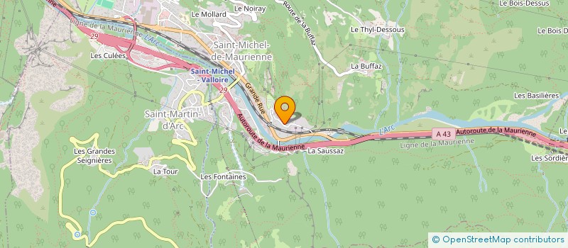 localisation de l'entreprise MONSIEUR GUILLAUME DESVERNOIS  SAINT-MICHEL-DE-MAURIENNE