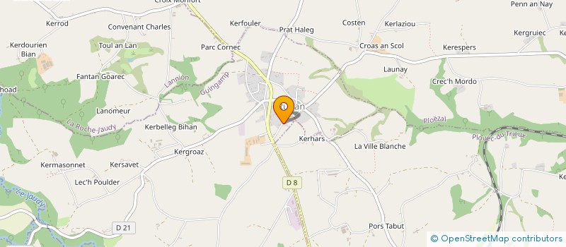 localisation de l'entreprise MONSIEUR GUILLAUME DETOLLENAERE  RUNAN