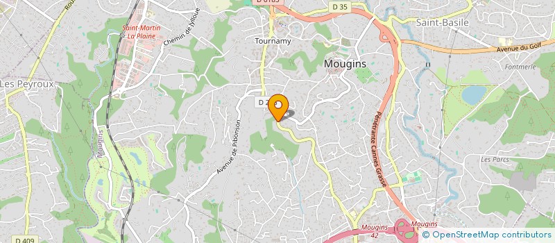 localisation de l'entreprise MONSIEUR GUILLAUME DEUCHST à MOUGINS