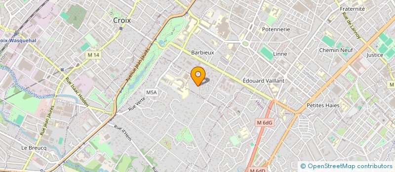 localisation de l'entreprise MONSIEUR GUILLAUME DEVAUX  ROUBAIX