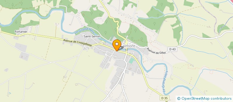 localisation de l'entreprise MONSIEUR GUILLAUME DEVILLE  CALMONT