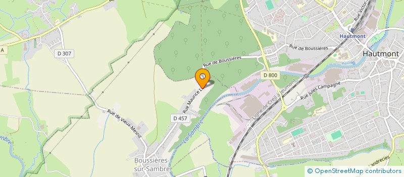 localisation de l'entreprise MONSIEUR GUILLAUME DEVORSINE  BERLAIMONT