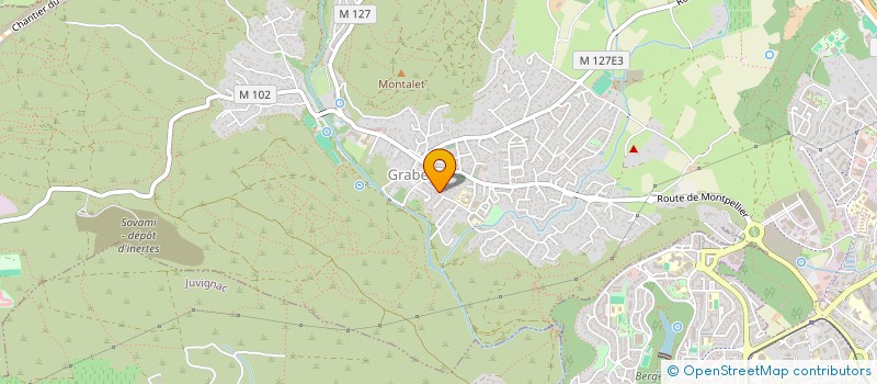 localisation de l'entreprise MONSIEUR GUILLAUME DHERBECOURT  GRABELS