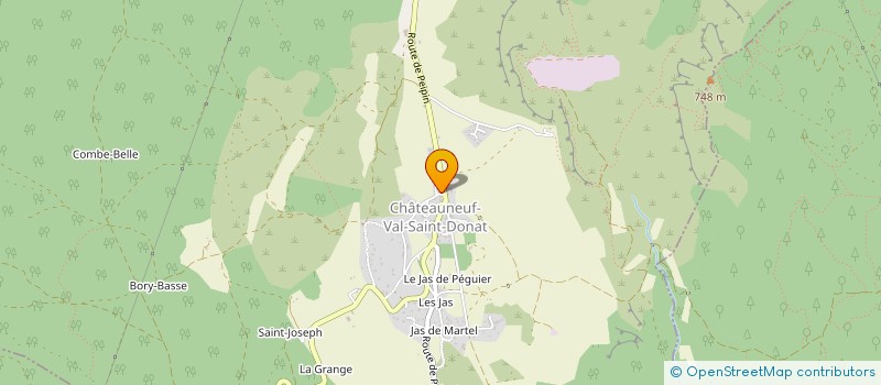 localisation de l'entreprise MONSIEUR GUILLAUME DI IORIO  CHATEAUNEUF-VAL-SAINT-DONAT