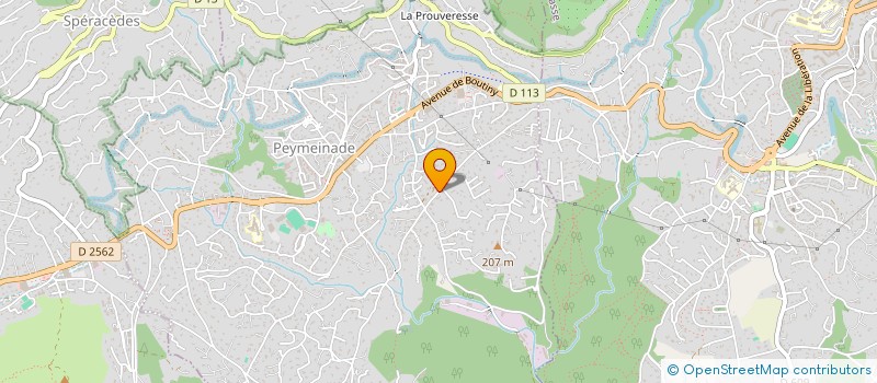 localisation de l'entreprise MONSIEUR GUILLAUME DIBOUES  PEYMEINADE