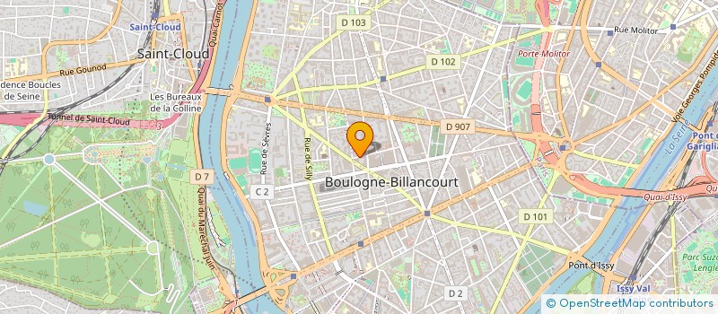 localisation de l'entreprise MONSIEUR GUILLAUME DIDIER à BOULOGNE-BILLANCOURT