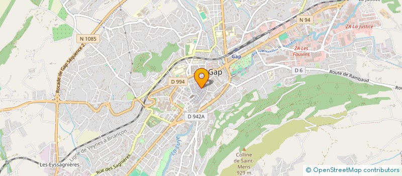 localisation de l'entreprise MONSIEUR GUILLAUME DIDIER  GAP