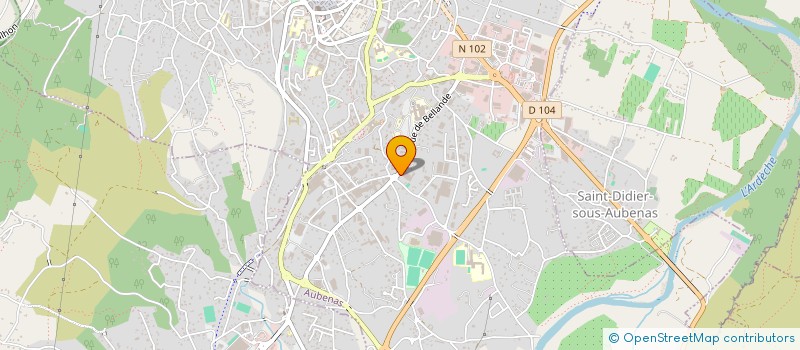 localisation de l'entreprise MONSIEUR GUILLAUME DIJON à AUBENAS