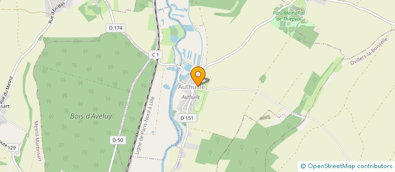 localisation de l'entreprise MONSIEUR GUILLAUME DILLOCOURT  AUTHUILLE