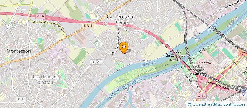 localisation de l'entreprise MONSIEUR GUILLAUME DOLL à CARRIERES-SUR-SEINE