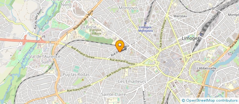 localisation de l'entreprise MONSIEUR GUILLAUME DOREMUS à LIMOGES