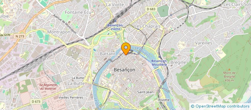 localisation de l'entreprise MONSIEUR GUILLAUME DOUBLE à BESANCON
