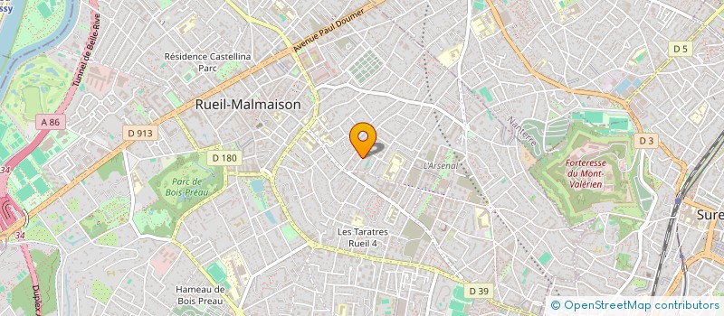 localisation de l'entreprise MONSIEUR GUILLAUME DOUET à RUEIL-MALMAISON