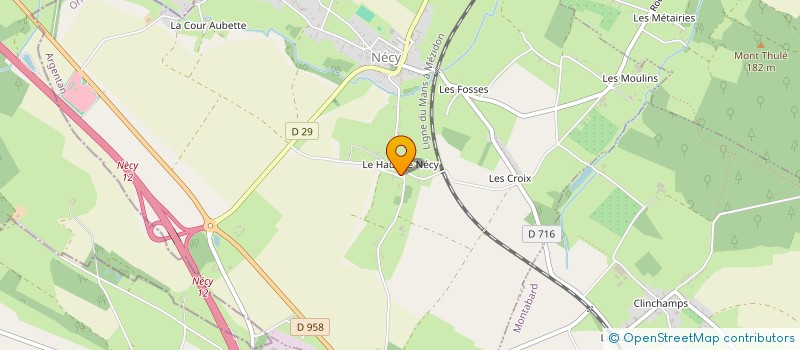 localisation de l'entreprise MONSIEUR GUILLAUME DROULLON à NECY