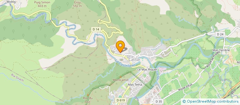 localisation de l'entreprise MONSIEUR GUILLAUME DROUOT  CATLLAR