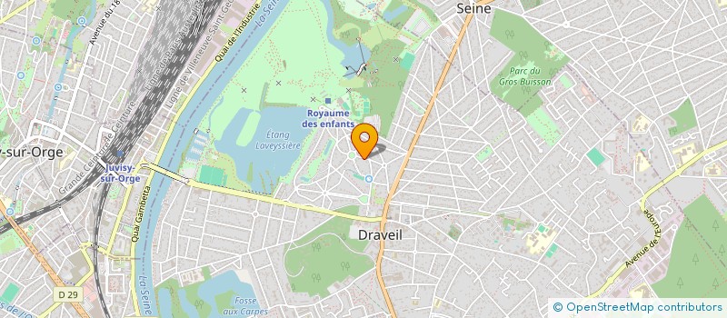 localisation de l'entreprise MONSIEUR GUILLAUME DRUET à DRAVEIL