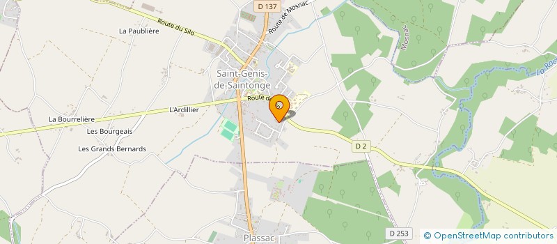 localisation de l'entreprise MONSIEUR GUILLAUME DUARTE  SAINT-GENIS-DE-SAINTONGE