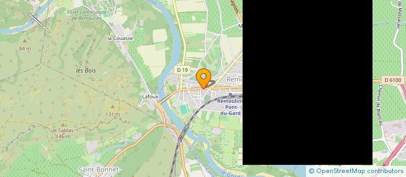 localisation de l'entreprise MONSIEUR GUILLAUME DUBOIS  REMOULINS