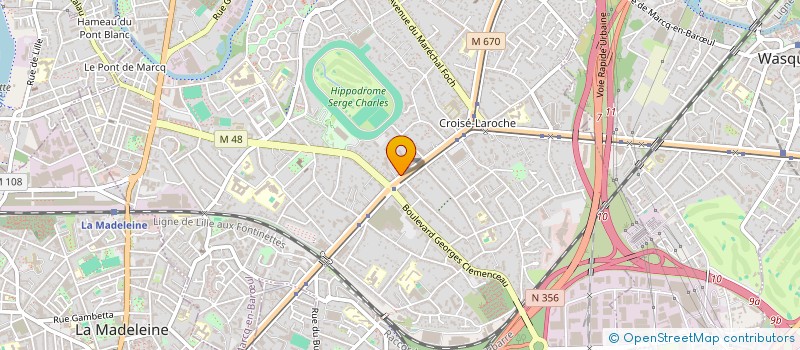 localisation de l'entreprise MONSIEUR GUILLAUME DUBOIS à MARCQ-EN-BARŒUL