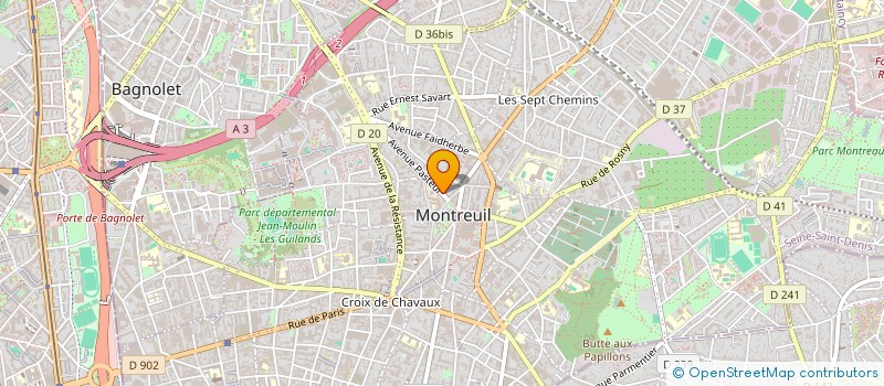 localisation de l'entreprise MONSIEUR GUILLAUME DUC à MONTREUIL