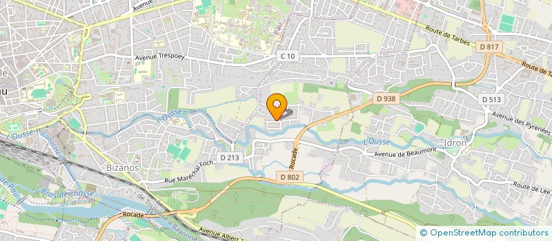 localisation de l'entreprise MONSIEUR GUILLAUME DUCAT  BIZANOS