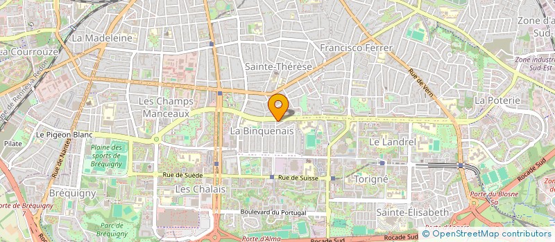 localisation de l'entreprise MONSIEUR GUILLAUME DUCHESNE  RENNES