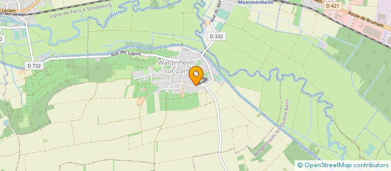 localisation de l'entreprise MONSIEUR GUILLAUME DUCHMANN à WALTENHEIM-SUR-ZORN