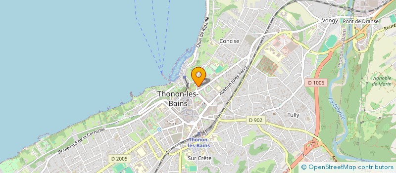localisation de l'entreprise MONSIEUR GUILLAUME DUCLOS à THONON-LES-BAINS