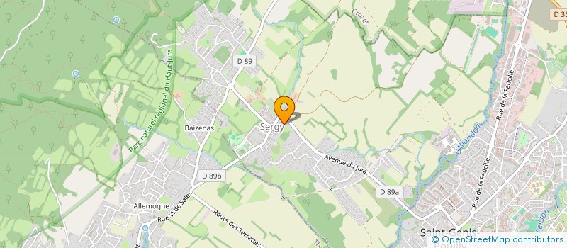 localisation de l'entreprise MONSIEUR GUILLAUME DUEZ  SERGY