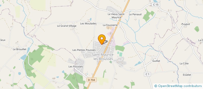 localisation de l'entreprise MONSIEUR GUILLAUME DUFOUR à SAINT-MAURICE-LES-BROUSSES