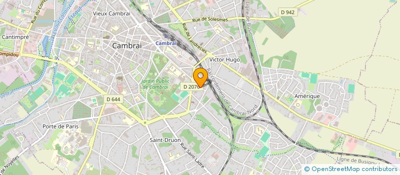 localisation de l'entreprise MONSIEUR GUILLAUME DUFOUR  CAMBRAI