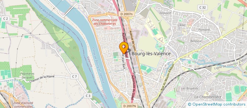 localisation de l'entreprise MONSIEUR GUILLAUME DUFOUR à BOURG-LES-VALENCE